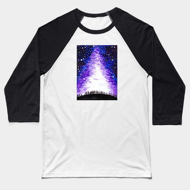 Night Sky / Sandy Hook -- no words Baseball T-Shirt by Ignorance Was Bliss